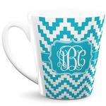 Pixelated Chevron 12 Oz Latte Mug (Personalized)