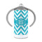 Pixelated Chevron 12 oz Stainless Steel Sippy Cups - FRONT