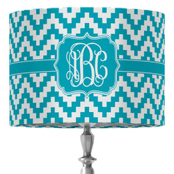 Pixelated Chevron 16" Drum Lamp Shade - Fabric (Personalized)