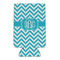 Pixelated Chevron 16oz Can Sleeve - FRONT (flat)