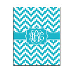 Pixelated Chevron Wood Print - 16x20 (Personalized)