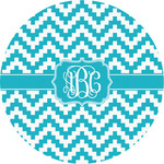 Pixelated Chevron Multipurpose Round Labels - 2" (Personalized)