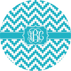 Pixelated Chevron Multipurpose Round Labels - 2" (Personalized)