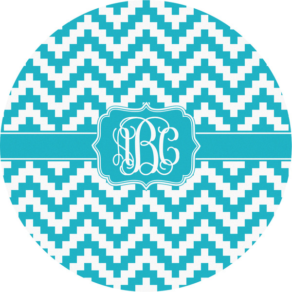 Custom Pixelated Chevron Multipurpose Round Labels - 2" (Personalized)