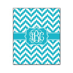 Pixelated Chevron Wood Print - 20x24 (Personalized)