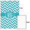 Pixelated Chevron 20x30 - Matte Poster - Front & Back