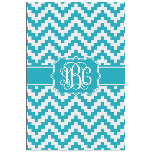 Custom Pixelated Chevron Poster - Matte - 24x36 (Personalized)