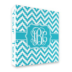 Pixelated Chevron 3 Ring Binder - Full Wrap - 2" (Personalized)