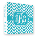 Pixelated Chevron 3 Ring Binder - Full Wrap - 3" (Personalized)