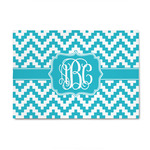 Pixelated Chevron 4' x 6' Indoor Area Rug (Personalized)