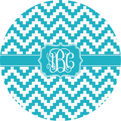 Pixelated Chevron Multipurpose Round Labels - 5" (Personalized)