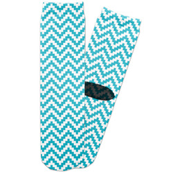 Pixelated Chevron Adult Crew Socks