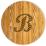 Pixelated Chevron Bamboo Cutting Board (Personalized)