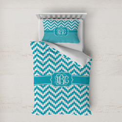 Pixelated Chevron Duvet Cover Set - Twin XL (Personalized)