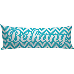 Pixelated Chevron Body Pillow Case (Personalized)