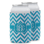 Pixelated Chevron Can Cooler (12 oz) w/ Monogram