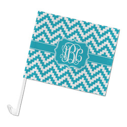 Pixelated Chevron Car Flag - Large (Personalized)