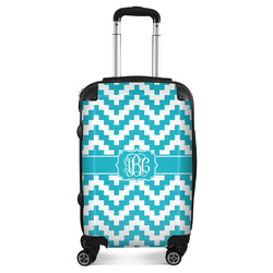 Pixelated Chevron Suitcase (Personalized)