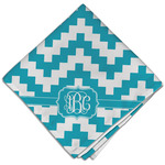 Pixelated Chevron Cloth Dinner Napkin - Single w/ Monogram