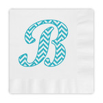 Pixelated Chevron Embossed Decorative Napkins (Personalized)