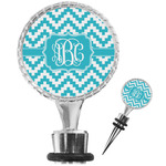 Pixelated Chevron Wine Bottle Stopper (Personalized)