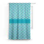 Pixelated Chevron Curtain Panel - Custom Size