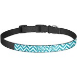 Pixelated Chevron Dog Collar - Large (Personalized)