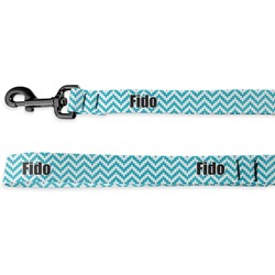 Pixelated Chevron Deluxe Dog Leash - 4 ft (Personalized)