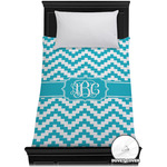 Pixelated Chevron Duvet Cover - Twin XL (Personalized)