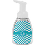 Pixelated Chevron Foam Soap Bottle - White (Personalized)