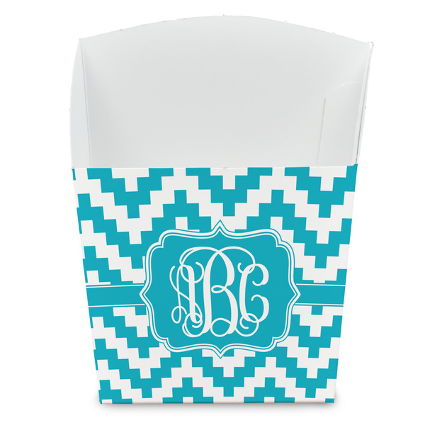 Custom Pixelated Chevron French Fry Favor Boxes (Personalized)