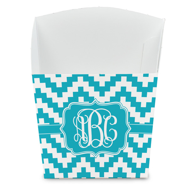 Custom Pixelated Chevron French Fry Favor Boxes (Personalized)