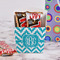 Pixelated Chevron French Fry Favor Box - w/ Treats View