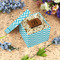 Pixelated Chevron Gift Boxes with Lid - Canvas Wrapped - Small - In Context