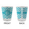 Pixelated Chevron Glass Shot Glass - Standard - APPROVAL