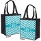 Pixelated Chevron Grocery Bag - Apvl