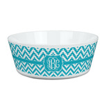 Pixelated Chevron Kid's Bowl (Personalized)