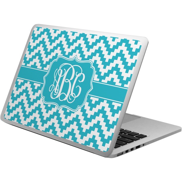 Custom Pixelated Chevron Laptop Skin - Custom Sized (Personalized)