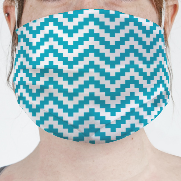 Custom Pixelated Chevron Face Mask Cover