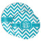 Pixelated Chevron Melamine Plates - PARENT/MAIN