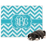 Pixelated Chevron Dog Blanket - Large (Personalized)