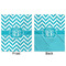 Pixelated Chevron Minky Blanket - 50"x60" - Double Sided - Front & Back