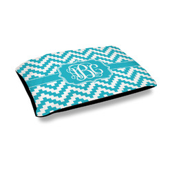 Pixelated Chevron Outdoor Dog Bed - Medium (Personalized)