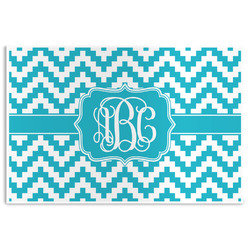 Pixelated Chevron Disposable Paper Placemats (Personalized)