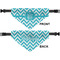 Pixelated Chevron Pet Bandana Approval