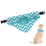 Pixelated Chevron Dog Bandana (Personalized)