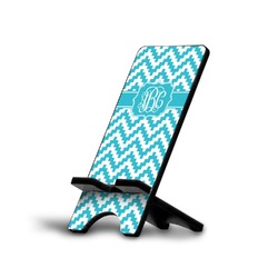 Pixelated Chevron Cell Phone Stand (Large) (Personalized)