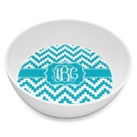 Pixelated Chevron Melamine Bowl - 8 oz (Personalized)