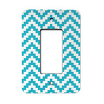 Pixelated Chevron Rocker Style Light Switch Cover