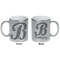 Pixelated Chevron Silver Mug - Approval